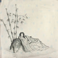 Resting under bamboo