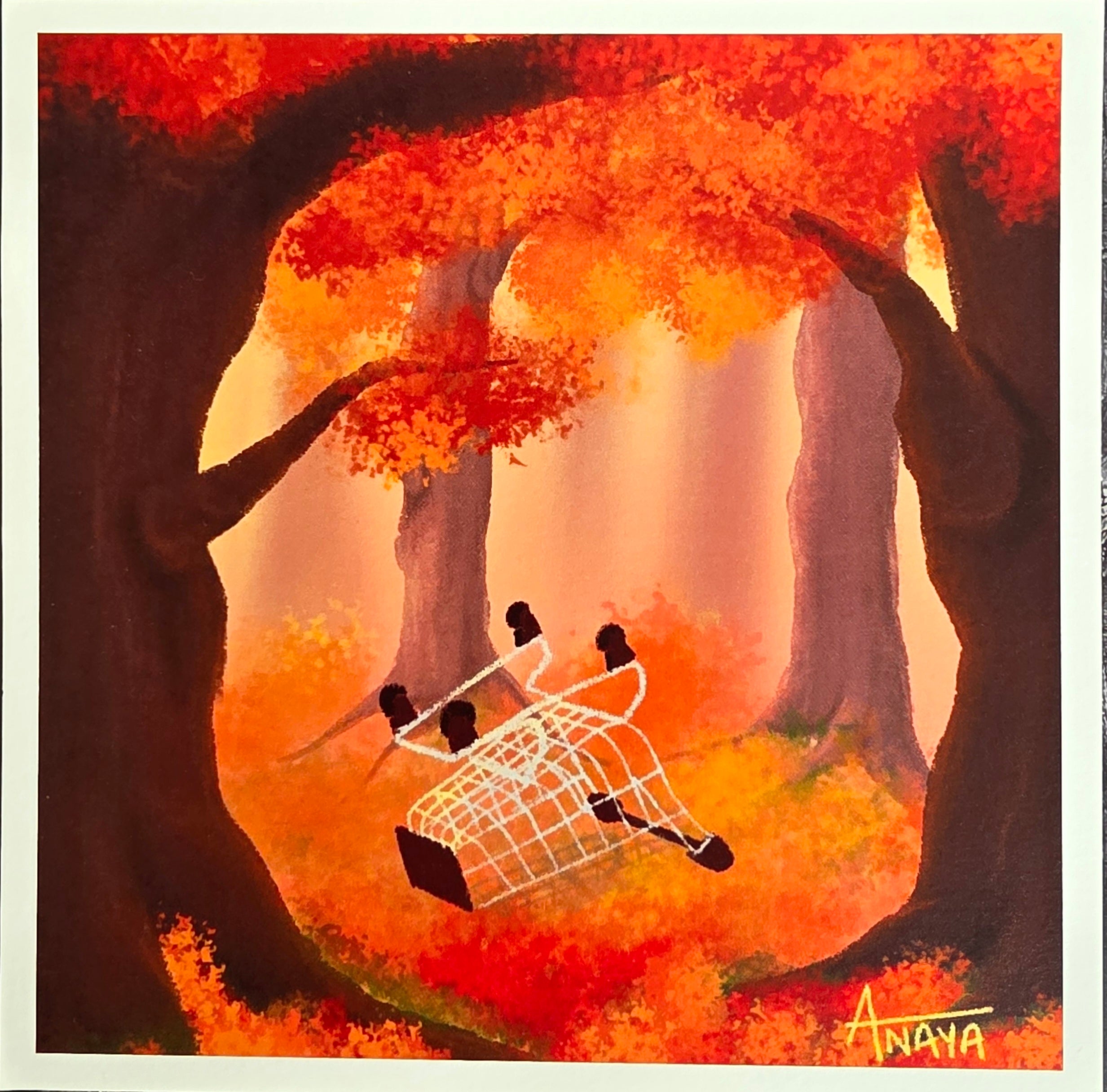 Turned upside down