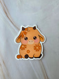 Orange cow