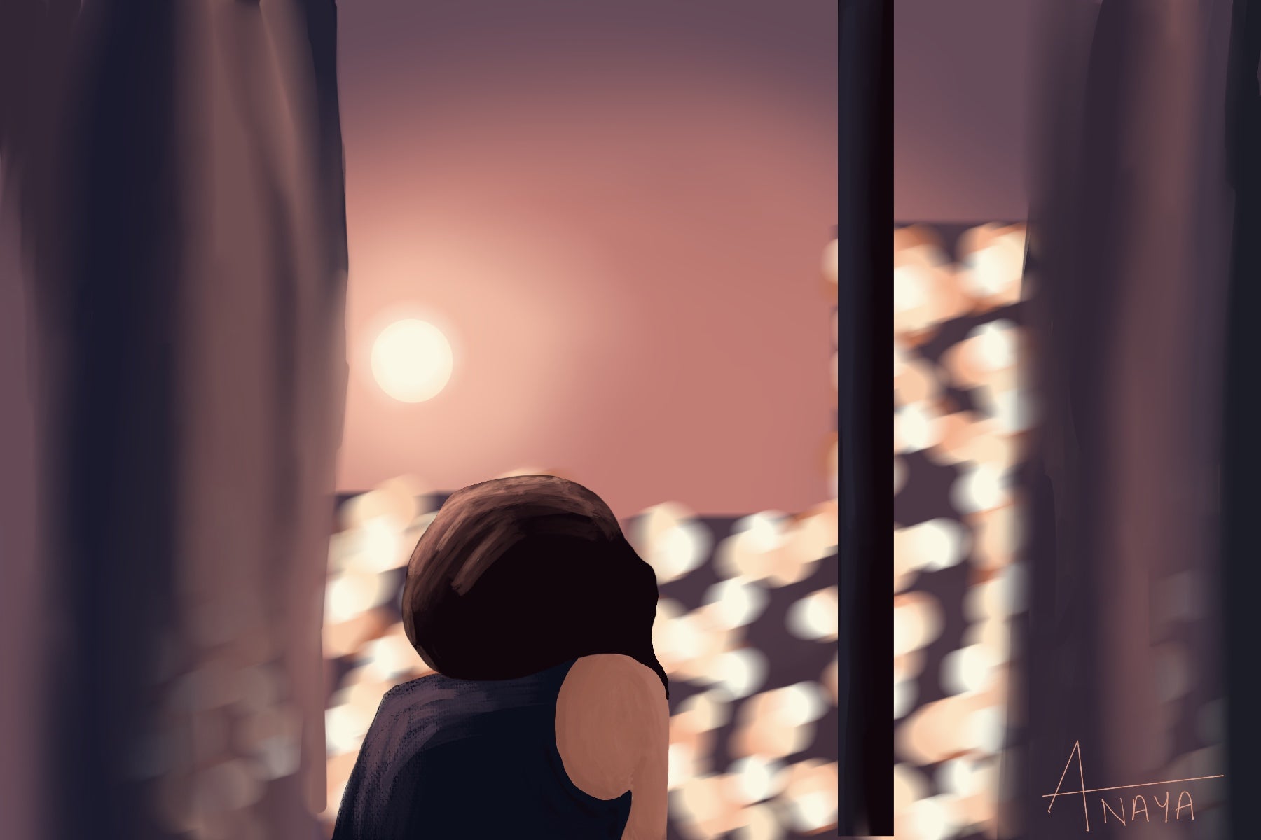 Looking at the night sky